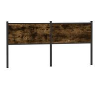 vidaXL Replace Headboard Smoked Oak 160 cm Engineered Wood and Steel