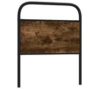 vidaXL Replace Headboard Smoked Oak 80 cm Steel and Engineered Wood
