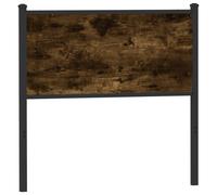 vidaXL Replace Headboard Smoked Oak 90 cm Engineered Wood and Steel
