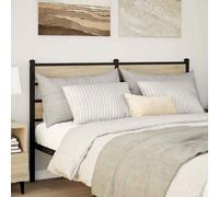 vidaXL Replace Headboard Sonoma Oak 140 cm Iron and Engineered Wood