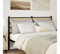 vidaXL Replace Headboard Sonoma Oak 160 cm Iron and Engineered Wood