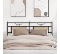 vidaXL Replace Headboard Sonoma Oak 180 cm Engineered Wood and Steel