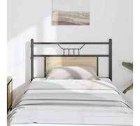vidaXL Replace Headboard Sonoma Oak 80 cm Engineered Wood and Steel