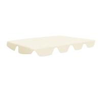 vidaXL Replacement Canopy for Garden Swing Cream 150/130x105/70 cm