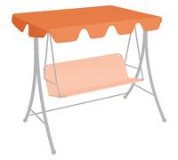 vidaXL Replacement Canopy for Garden Swing Outdoor Sunshade Gazebo Top Orange