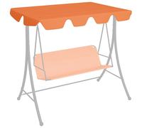 vidaXL Replacement Canopy for Garden Swing Outdoor Sunshade Gazebo Top Orange