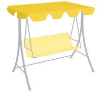 vidaXL Replacement Canopy for Garden Swing Outdoor Sunshade Gazebo Top Yellow