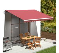 vidaXL Replacement Fabric for Awning Burgundy Red 4.5x3.5 m Outdoor Canopy