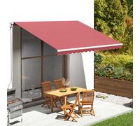 vidaXL Replacement Fabric for Awning Burgundy Red 4x3 m Outdoor Patio Canopy