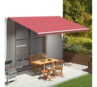 vidaXL Replacement Fabric for Awning Burgundy Red 5x3 m Outdoor Patio Canopy