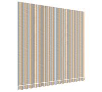 vidaXL Replacement Fabric for Awning Canopy Cloth Multicolour Stripe 4x3.5 m
