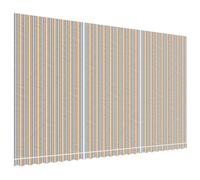 vidaXL Replacement Fabric for Awning Canopy Cloth Multicolour Stripe 6x3.5 m