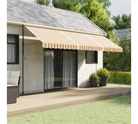 vidaXL Replacement Fabric for Awning Multicolour Stripe 5x3 m