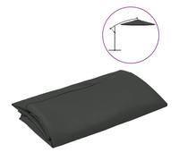 vidaXL Replacement Fabric for Cantilever Umbrella Anthracite Sunshade Garden
