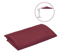vidaXL Replacement Fabric for Cantilever Umbrella Bordeaux Sunshade Garden
