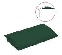 vidaXL Replacement Fabric for Cantilever Umbrella Green Sunshade Garden Patio