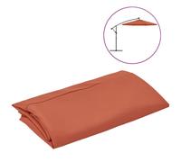 vidaXL Replacement Fabric for Cantilever Umbrella Terracotta Sunshade Garden