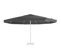 vidaXL Replacement Fabric for Outdoor Parasol Lawn Garden Outdoor Umbrella Cloth Parasol Accessory Sunshade Fabric Cover Anthracite 515 cm