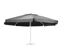 vidaXL Replacement Fabric for Outdoor Parasol Anthracite 610 cm Umbrella Cloth