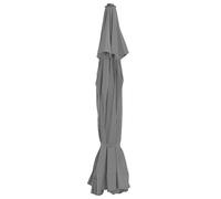 vidaXL Replacement Fabric for Outdoor Parasol Black 515 cm Umbrella Cloth