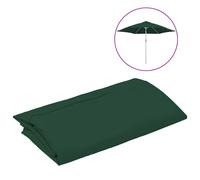 vidaXL Replacement Fabric for Outdoor Parasol Green Sunshade Garden Patio