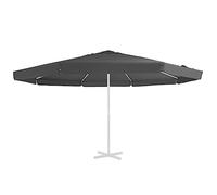 vidaXL Replacement Fabric for Outdoor Parasol Lawn Garden Outdoor Umbrella Cloth Parasol Accessory Sunshade Fabric Cover Anthracite 515 cm