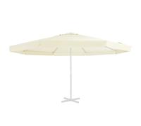 vidaXL Replacement Fabric for Outdoor Parasol Sand 515 cm Umbrella Cloth Cover