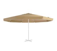vidaXL Replacement Fabric for Outdoor Parasol Taupe 515 cm