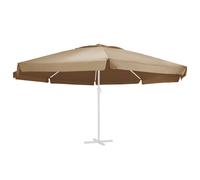 vidaXL Replacement Fabric for Outdoor Parasol Taupe 610 cm Umbrella Cloth
