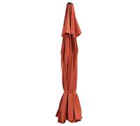 Parasol Canopy 515cm Terracotta 100% Polyester Water-Resistant Outdoor Cover XL