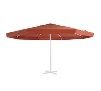 vidaXL Replacement Fabric for Outdoor Parasol Terracotta 500 cm Umbrella Cloth