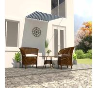 Retractable Awning Manual Garden Canopy Patio Sun Shade Shelter Outdoor UV Proof