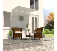 UK Garden Patio Manual Awning Canopy Sun Shade Shelter Retractable Multi Sizes