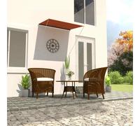 vidaXL Retractable Awning 200x150 cm Orange and Brown