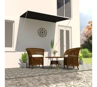 vidaXL Retractable Awning 200x150cm Anthracite Window Door Canopy Sun Screen