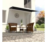 vidaXL Retractable Awning 300x150cm Anthracite Window Door Canopy Sun Screen