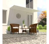 vidaXL Retractable Awning 300x150 cm Cream