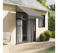 vidaXL Retractable Awning Privacy Screen Anthracite 150x150 cm Fabric & Steel