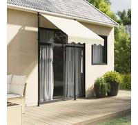 vidaXL Retractable Awning Cream 150x150 cm Fabric and Steel