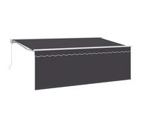 vidaXL Retractable Awning Cream 350 x 200 cm Polyester and Aluminium