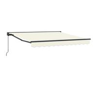 Awning Frame Cream 350 x 250 cm Polyester with PU coating