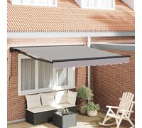 Awning Fabric Retractable Sun Shade Outdoor Canopy Balcony Patio Cover vidaXL