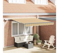 Retractable Awning Manual Multicolour 350 x 250 cm Fabric