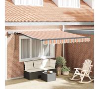 Retractable Awning Manual Multicolour 350 x 250 cm Fabric