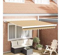 vidaXL Retractable Awning Multicolour 300 x 250 cm Fabric and Metal