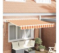 vidaXL Retractable Awning Multicolour 350 x 200 cm