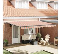 vidaXL Retractable Awning Multicolour 450 x 350 cm