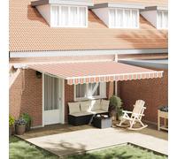 vidaXL Retractable Awning Multicolour 450 x 350 cm
