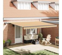 vidaXL Retractable Awning Multicolour 450 x 350 cm