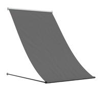 vidaXL Retractable Awning Privacy Screen Anthracite 100x150 cm Fabric & Steel